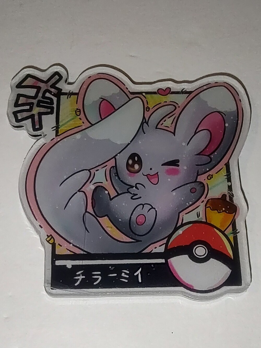 Minccino Pokemon Fan Art Chinese Collection Magnet